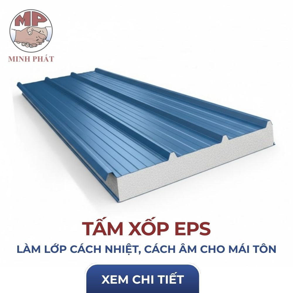 Tấm xốp cách nhiệt mái tôn